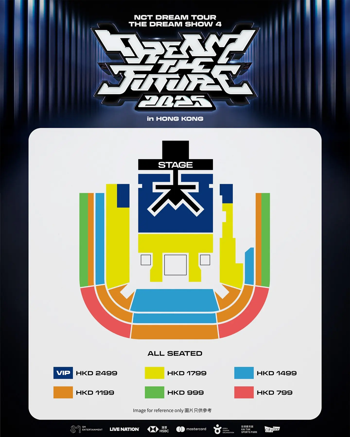 NCT DREAM演唱會場地圖